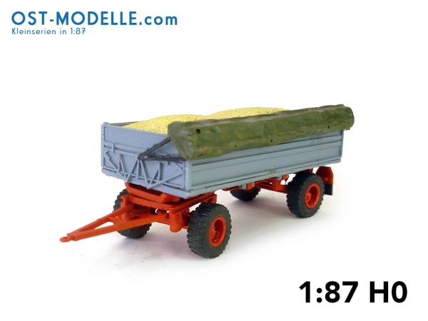 HW80.11 ND Kippaufbau offene Plane Getreideladung ll grau